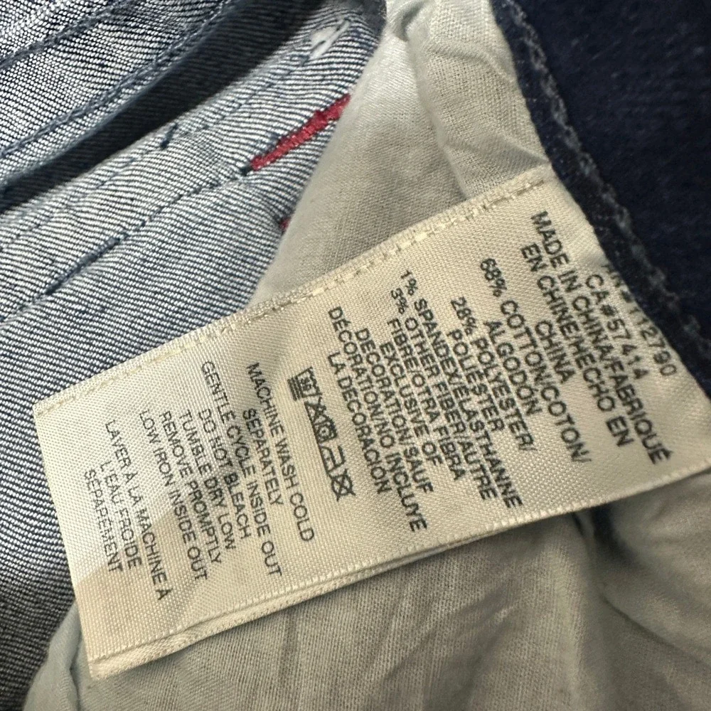 True Religion Rocco Relaxed Skinny Jeans Men W34 L32 Medium Tidal Wash